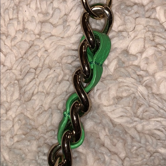 Kate Spade green and tan woven accent crossbody - Picture 5 of 8